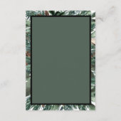 Christmas Greenery Enclosure Card Details Begleitkarte (Rückseite)