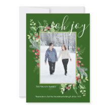 Christmas Greenery Photo Calligraphy Religious