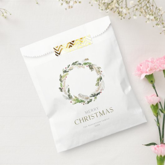 Christmas Greenery Wreath Geschenktütchen (Versiegelt)