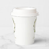 Christmas Greenery Wreath Pappbecher (Rechts)