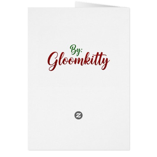 Christmas Greeting Card (Hinten)