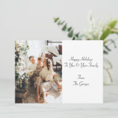 CHRISTMAS GREETING CARD EINLADUNG (Stehend Vorderseite)