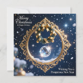 Christmas Greeting Card Feiertagskarte (Vorderseite)