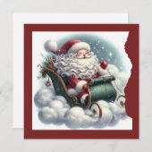 Christmas Greeting Card Feiertagskarte (Vorne/Hinten)