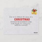 CHRISTMAS GREETING CARD POSTKARTE (Rückseite)