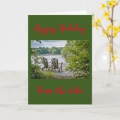 "CHRISTMAS GREETINGS" AUS DEM ***LAKE** KARTE (Gelbe Blume)