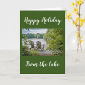 "CHRISTMAS GREETINGS" AUS DEM ***LAKE** KARTE (Gelbe Blume)