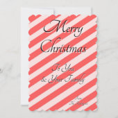 CHRISTMAS GREETINGS CARD EINLADUNG (Vorderseite)