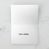Christmas Greetings Card Feiertagskarte (Innenseite)