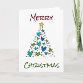 CHRISTMAS GREETINGS HABEN LIEBE, FAMILIE/FREUNDE! KARTE (Vorderseite)