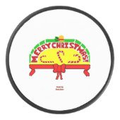 Christmas Greetings Hockey Puck (Vorderseite)