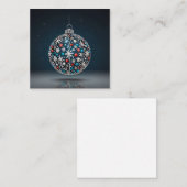 CHRISTMAS GREETINGS MITTEILUNGSKARTE (Vorne/Hinten)