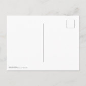 Christmas Greetings postcard Postkarte (Rückseite)