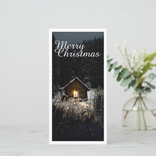 Christmas Greetings with Witch House (Stehend Vorderseite)