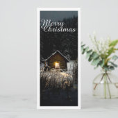 Christmas Greetings with Witch House (Stehend Vorderseite)