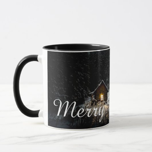Christmas Greetings with Witch House Tasse (Links)