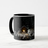 Christmas Greetings with Witch House Tasse (Vorderseite Links)