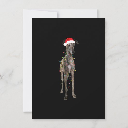 Christmas Greyhound Geschenk Greyhound Dog Funny S Einladung (Vorderseite)