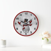 Christmas  große wanduhr (Zuhause)