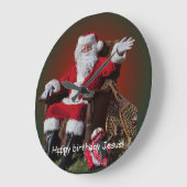 CHRISTMAS GROßE WANDUHR (Winkel)