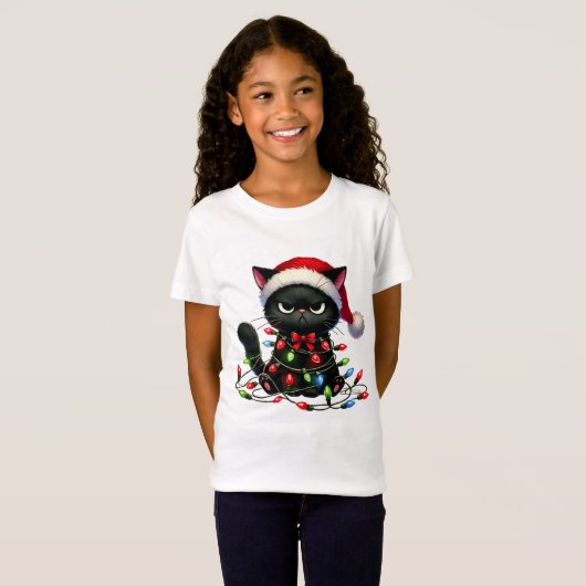 Christmas Grumpy Cat T-Shirt (Vorne ganz)