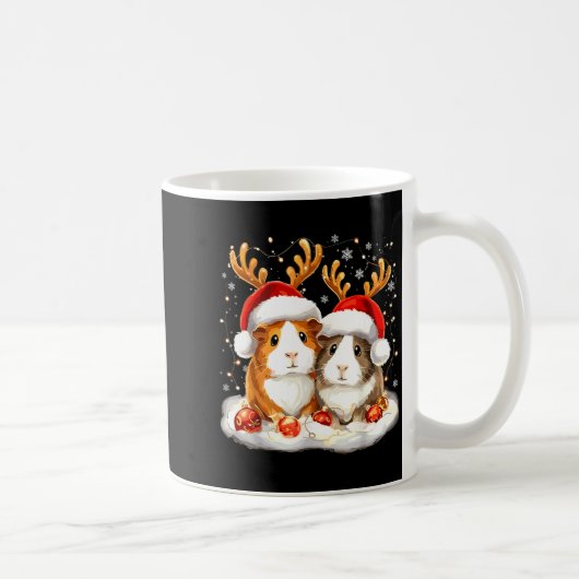 Christmas Guinea G Reindeer Xmas Kaffeetasse (Rechts)