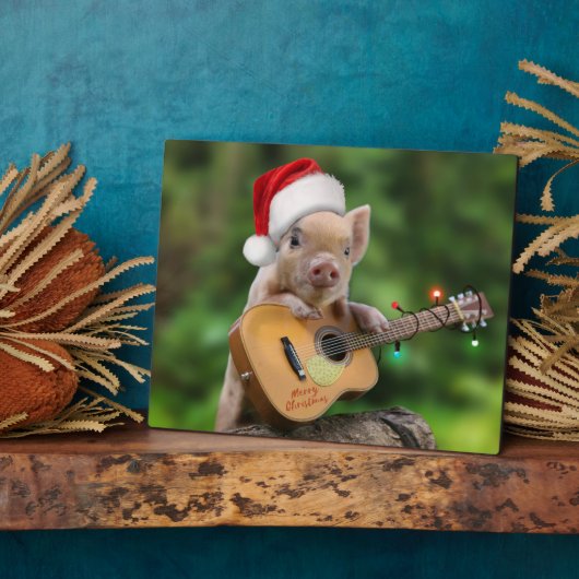 Christmas Guitar Fotoplatte (Seite)