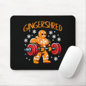 Christmas Gym Gingerbread Gingershred Xmas Workout Mousepad (Mit Mouse)