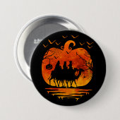 CHRISTMAS HALLOWEEN COSTUME PUMPKIN CHRISTMAS GIFT BUTTON (Vorne & Hinten)