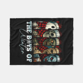 Christmas Halloween Creepmas Friends Horror Xmas C Fleecedecke (Vorderseite (Horizontal))