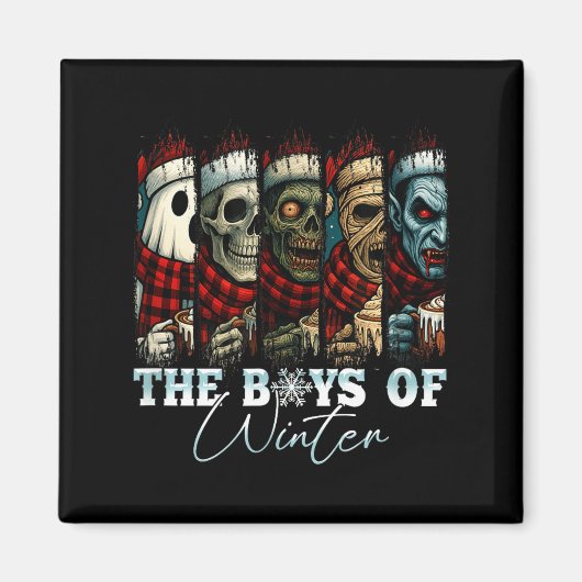 Christmas Halloween Creepmas Friends Horror Xmas C Magnet (Vorne)