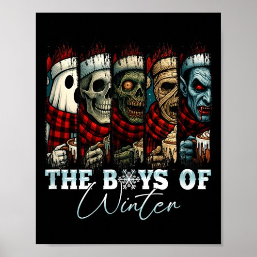 Christmas Halloween Creepmas Friends Horror Xmas C Poster (Vorne)