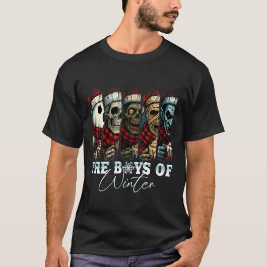 Christmas Halloween Creepmas Friends Horror Xmas C T-Shirt (Vorderseite)