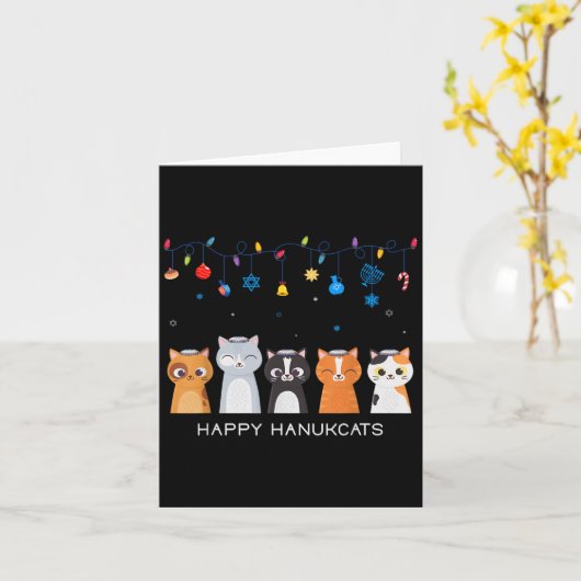 Christmas Hanukkah Menorah Store Ugly Hanukkah Swe Karte (Gelbe Blume)