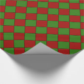 Christmas Harlequin Pattern Geschenkpapier (Ecke)