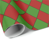 Christmas Harlequin Pattern Geschenkpapier (Rolleneckpunkt)