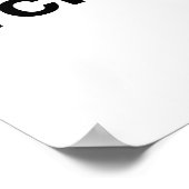 CHRISTMAS Hashtag Poster (Ecke)