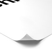 CHRISTMAS Hashtag Poster (Ecke)