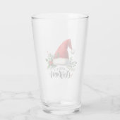 Christmas Hat Glass Cup Glas (Rückseite)