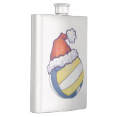 Christmas Hat Volleyball Flachmann (Rechts)