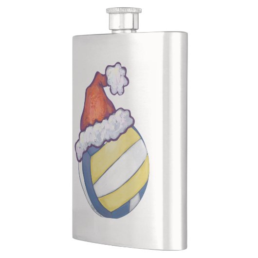 Christmas Hat Volleyball Flachmann (Links)