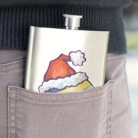 Christmas Hat Volleyball Flachmann (Beispiel)