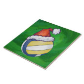 Christmas Hat Volleyball Fliese (Seite)