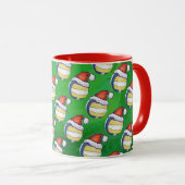 Christmas Hat Volleyball Tasse (VorderseiteRechts)