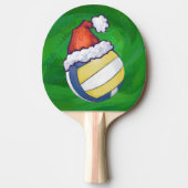Christmas Hat Volleyball Tischtennis Schläger (Vorderseite)