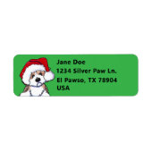 Christmas Havanese KiniArt (Vorne)