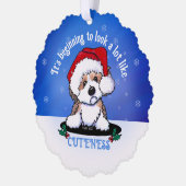 Christmas Havanese Ornament Karte (Links)
