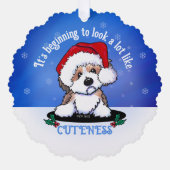 Christmas Havanese Ornament Karte (Vorderseite)