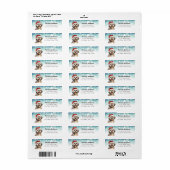 Christmas Havanese Rücksendeadresse (Vorne)