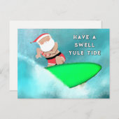 Christmas Hawaii Feiertagspostkarte (Vorne/Hinten)